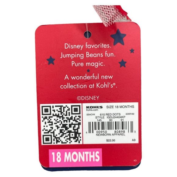 Disney Red Skirt 18M - Picture 5 of 5